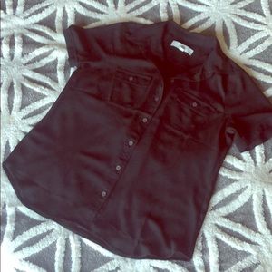 LOFT short sleeved button down, petite